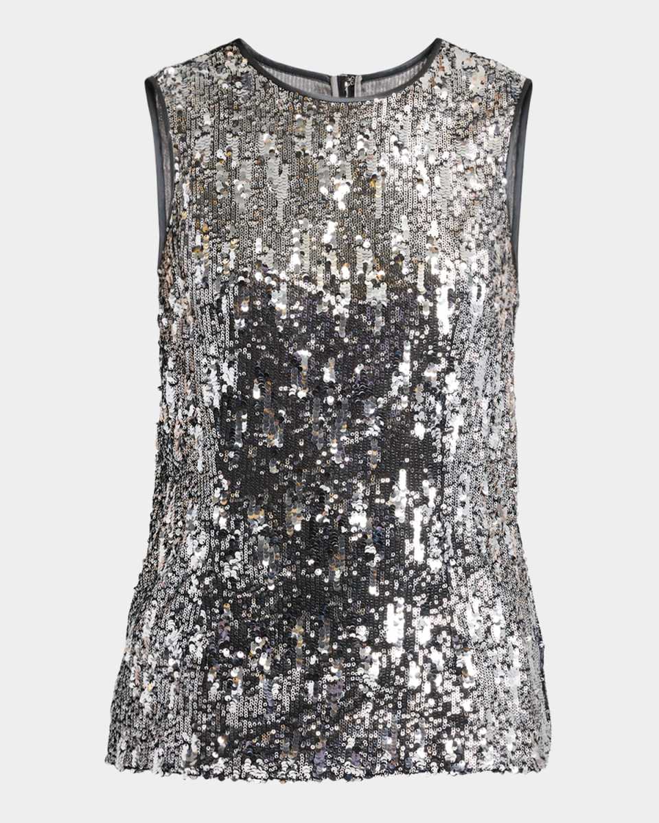 Paillette Embellished Tank Top